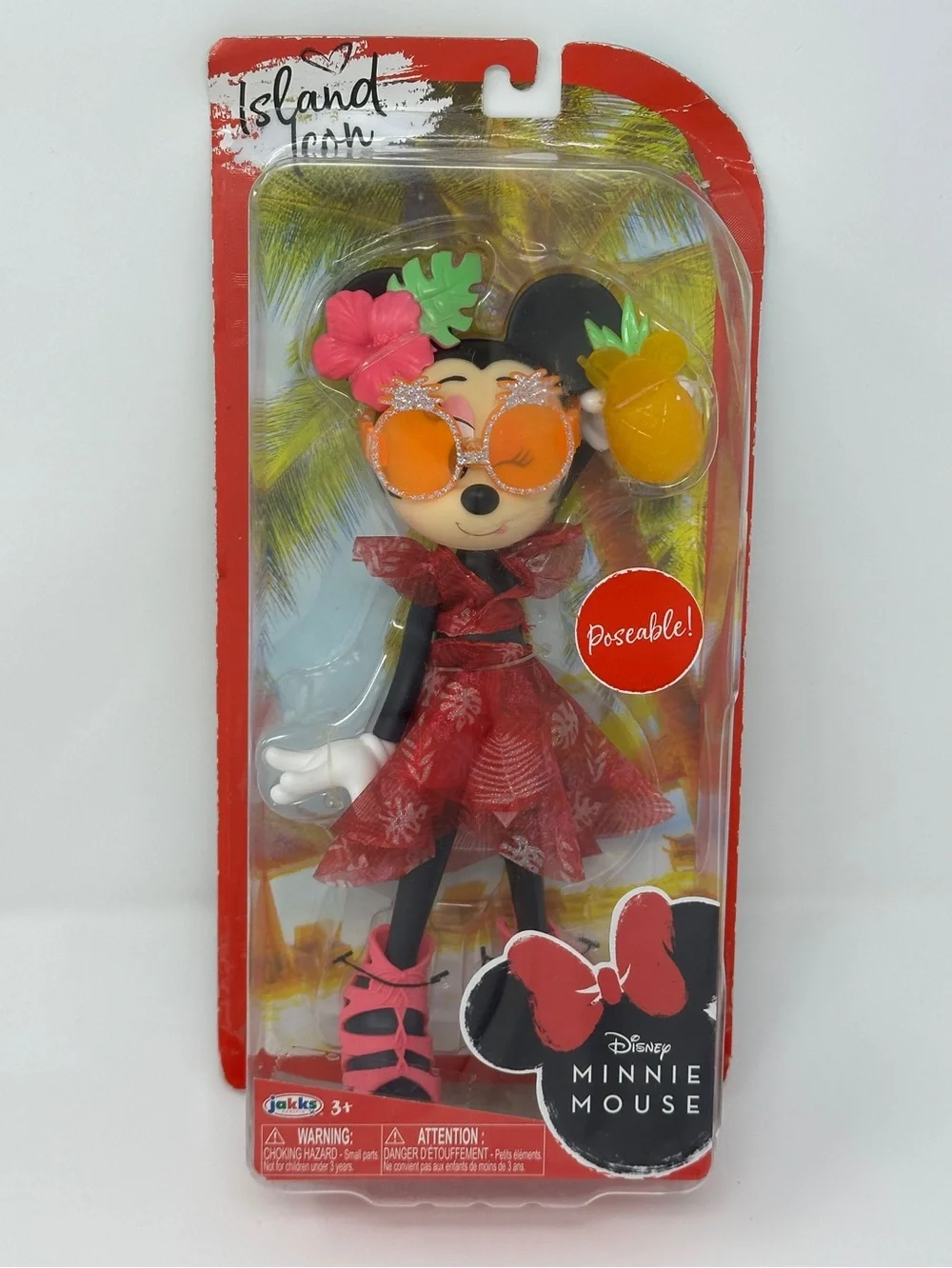 Disney Minnie Mouse posable doll Figure “Island Icon”
